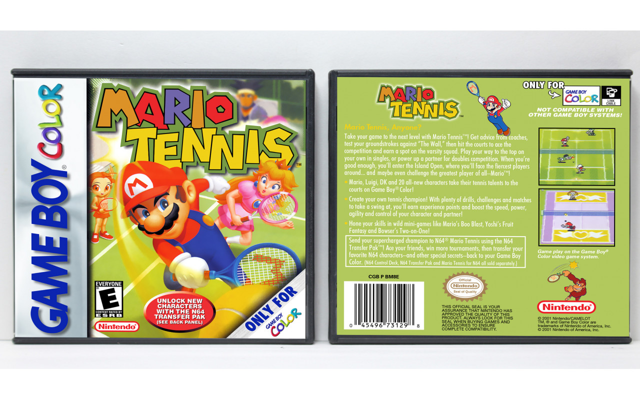 Gaming Relics Game Boy Color Mario Tennis